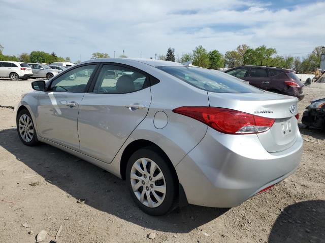 5NPDH4AE2DH156500 - 2013 HYUNDAI ELANTRA GLS SILVER photo 2