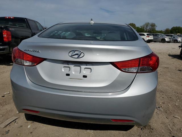 5NPDH4AE2DH156500 - 2013 HYUNDAI ELANTRA GLS SILVER photo 6