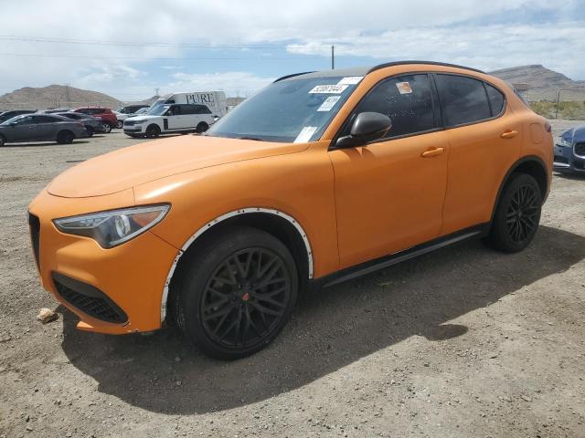ZASFAKBN4J7B73760 - 2018 ALFA ROMEO STELVIO TI ORANGE photo 1