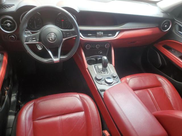 ZASFAKBN4J7B73760 - 2018 ALFA ROMEO STELVIO TI ORANGE photo 8
