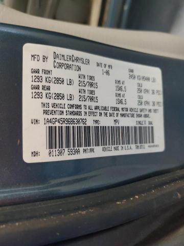 1A4GP45R96B630762 - 2006 CHRYSLER TOWN & COU ტალღისფერი ფოტო 13