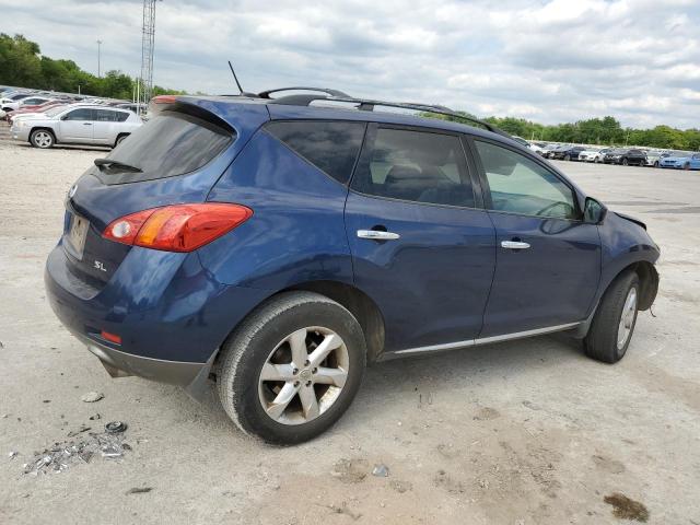 JN8AZ18U59W001652 - 2009 NISSAN MURANO S BLUE photo 3