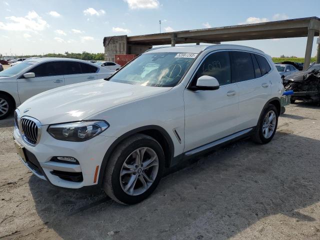 5UXTR7C57KLF25031 - 2019 BMW X3 SDRIVE30I WHITE photo 1