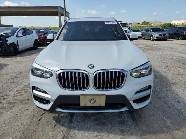 5UXTR7C57KLF25031 - 2019 BMW X3 SDRIVE30I WHITE photo 5