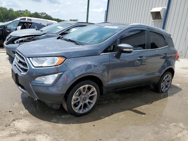 MAJ3S2KE9KC253286 - 2019 FORD ECOSPORT TITANIUM GRAY photo 1