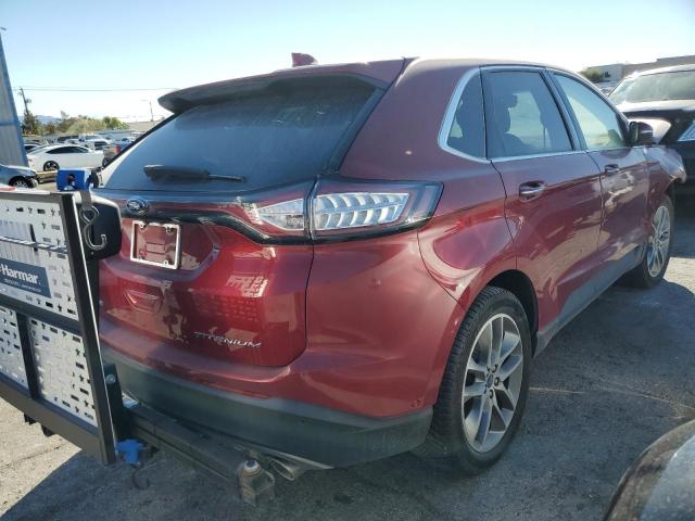 2FMPK3K85GBC11891 - 2016 FORD EDGE TITANIUM BURGUNDY photo 3