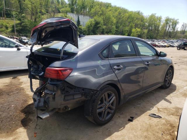 3KPF34AD7LE216241 - 2020 KIA FORTE GT LINE GRAY photo 3