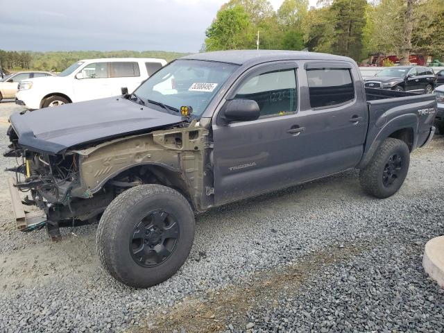 5TFJU4GN3FX074076 - 2015 TOYOTA TACOMA DOUBLE CAB PRERUNNER GRAY photo 1