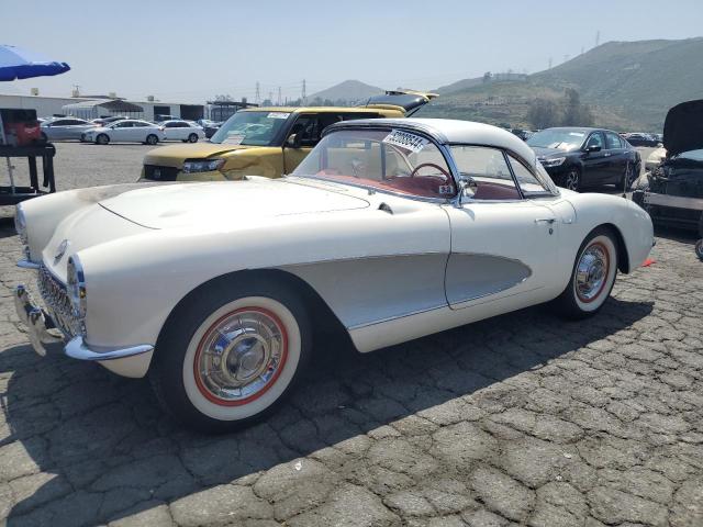 E57S105204 - 1957 CHEVROLET CORVETTE WHITE photo 1