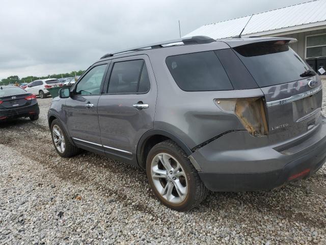 1FM5K8F86DGC95254 - 2013 FORD EXPLORER LIMITED CHARCOAL photo 2