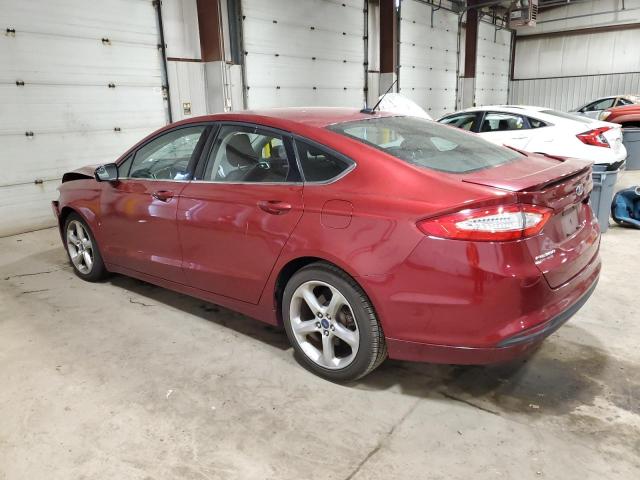 3FA6P0HD2FR218176 - 2015 FORD FUSION SE RED photo 2