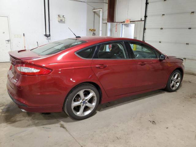 3FA6P0HD2FR218176 - 2015 FORD FUSION SE RED photo 3