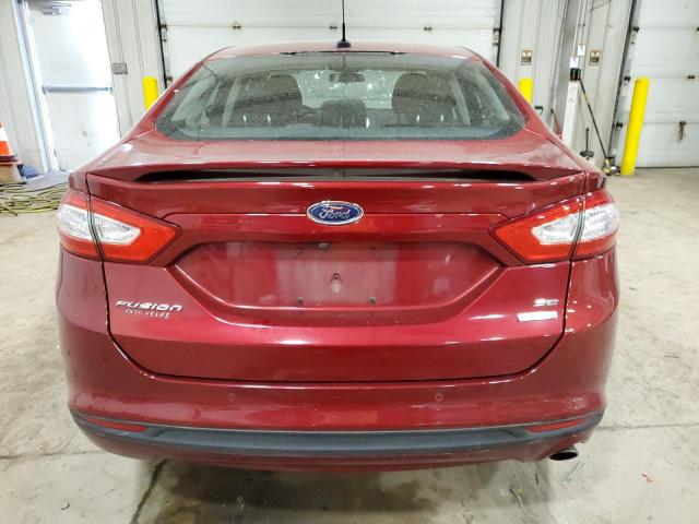 3FA6P0HD2FR218176 - 2015 FORD FUSION SE RED photo 6