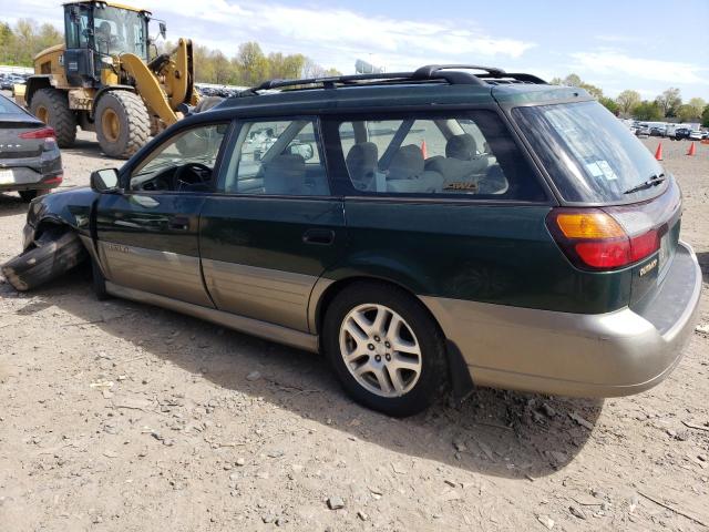 4S3BH6755Y7650063 - 2000 SUBARU LEGACY OUTBACK AWP 绿色 照片 2