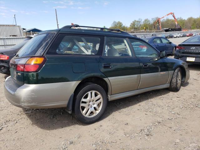 4S3BH6755Y7650063 - 2000 SUBARU LEGACY OUTBACK AWP 绿色 照片 3
