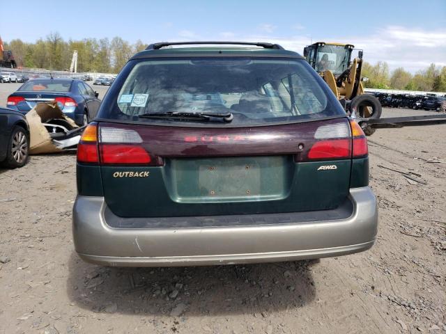4S3BH6755Y7650063 - 2000 SUBARU LEGACY OUTBACK AWP 绿色 照片 6