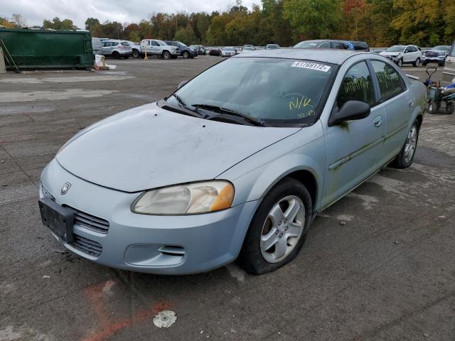 1B3EL46X32N325600 - 2002 DODGE STRATUS SE PLUS BLUE photo 2