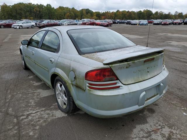 1B3EL46X32N325600 - 2002 DODGE STRATUS SE PLUS BLUE photo 3