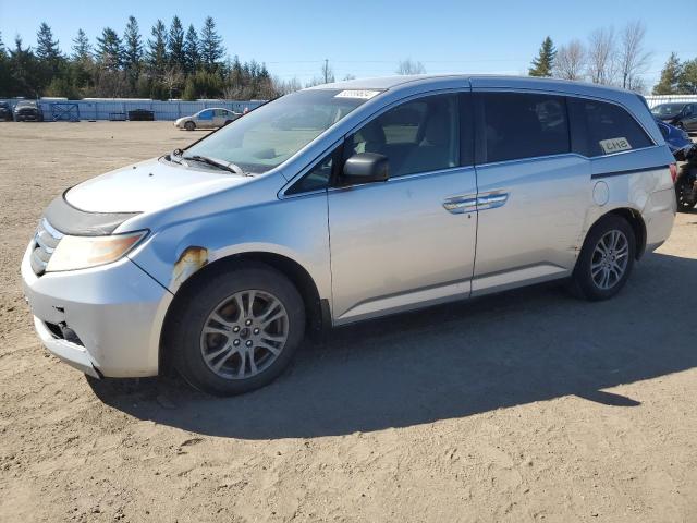 5FNRL5H49BB504358 - 2011 HONDA ODYSSEY EX SILVER photo 1