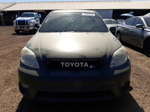 2T1KR32E08C700403 - 2008 TOYOTA COROLLA MA XR GREEN photo 5