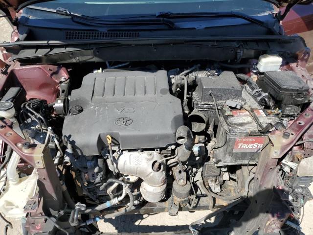 5TDJKRFH5GS343815 - 2016 TOYOTA HIGHLANDER XLE MAROON photo 12