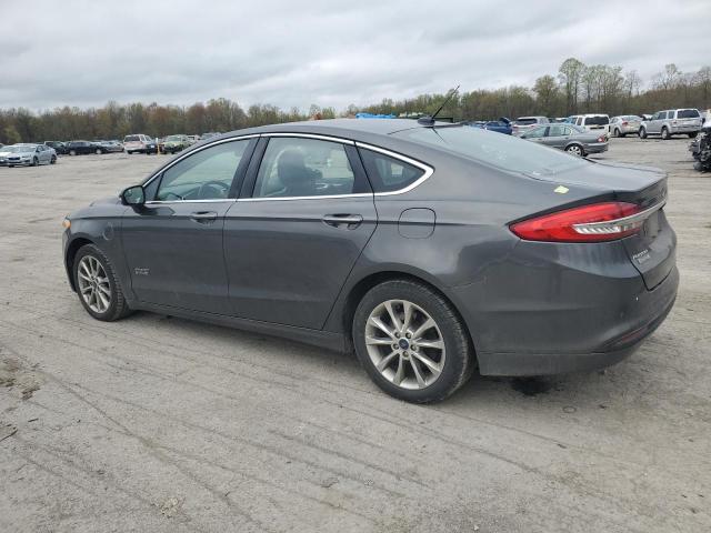 3FA6P0PU0JR280296 - 2018 FORD FUSION SE PHEV GRAY photo 2