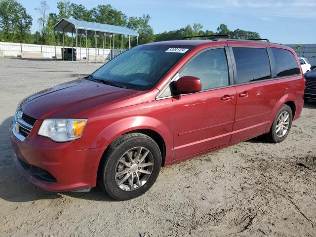 2C4RDGCG2GR249493 - 2016 DODGE GRAND CARA SXT RED photo 1