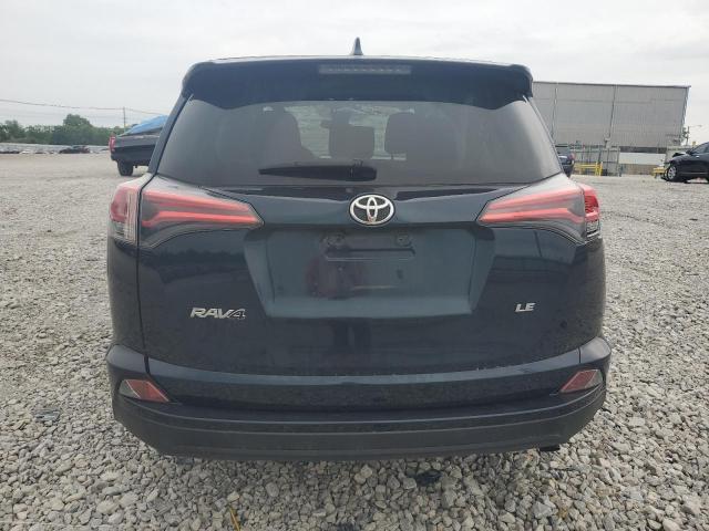 JTMZFREVXJJ176192 - 2018 TOYOTA RAV4 LE BLACK photo 6