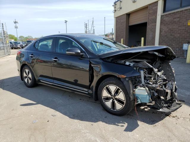 KNAGM4AD0C5032494 - 2012 KIA OPTIMA HYBRID BLACK photo 4