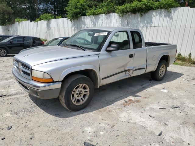 1D7HL42X43S174597 - 2003 DODGE DAKOTA SLT SILVER photo 1