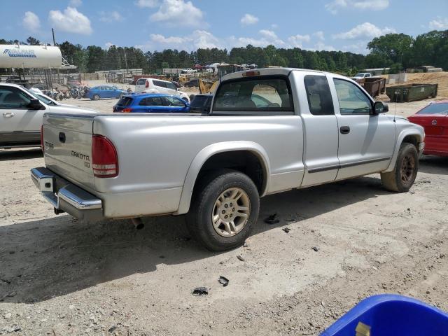 1D7HL42X43S174597 - 2003 DODGE DAKOTA SLT SILVER photo 3