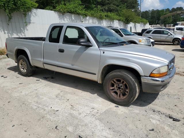 1D7HL42X43S174597 - 2003 DODGE DAKOTA SLT SILVER photo 4