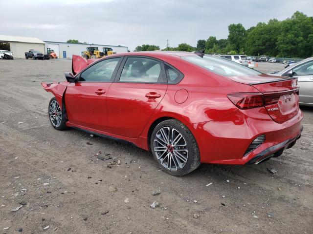 3KPF44AC2NE464615 - 2022 KIA FORTE GT RED photo 2