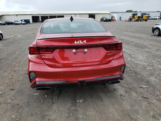 3KPF44AC2NE464615 - 2022 KIA FORTE GT RED photo 6