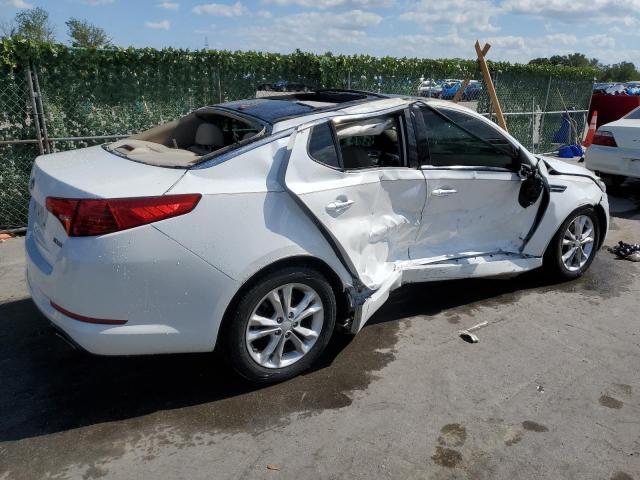 5XXGN4A77CG042171 - 2012 KIA OPTIMA EX WHITE photo 3