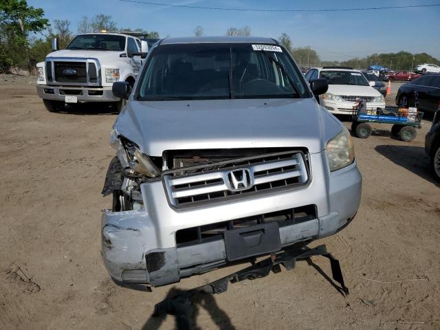 5FNYF28147B019799 - 2007 HONDA PILOT LX SILVER photo 5