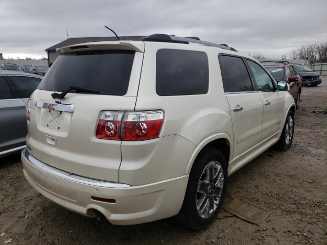 1GKKRTEDXBJ253226 - 2011 GMC ACADIA DENALI WHITE photo 3