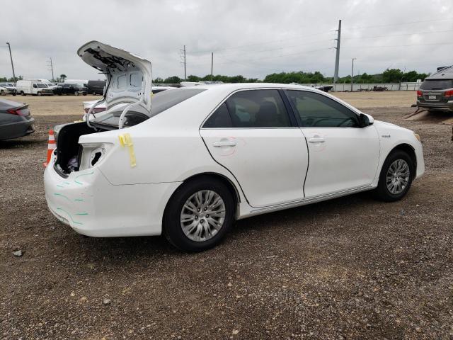 4T1BD1FK4CU026959 - 2012 TOYOTA CAMRY HYBRID WHITE photo 3