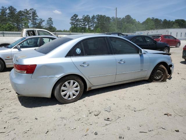 5NPEU46F47H176608 - 2007 HYUNDAI SONATA SE BLUE photo 3