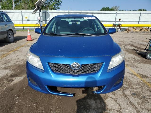 2T1BU4EE1AC519347 - 2010 TOYOTA COROLLA BASE BLUE photo 5