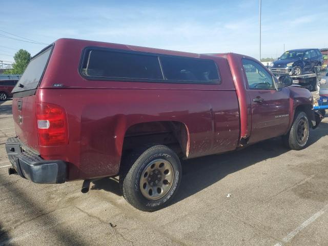 1GCEC14C17Z533536 - 2007 CHEVROLET SILVERADO C1500 BURGUNDY photo 3