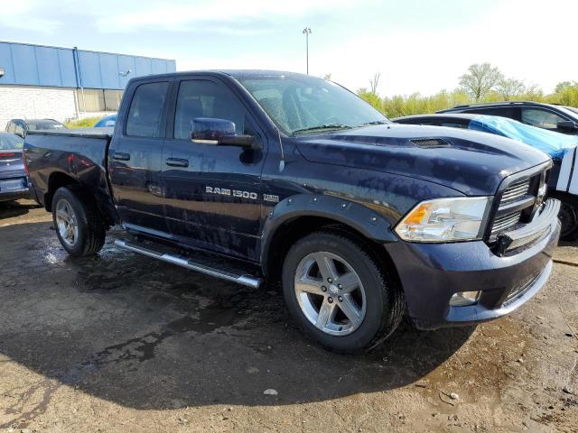 1C6RD7HT5CS250109 - 2012 DODGE RAM 1500 SPORT BLUE photo 4