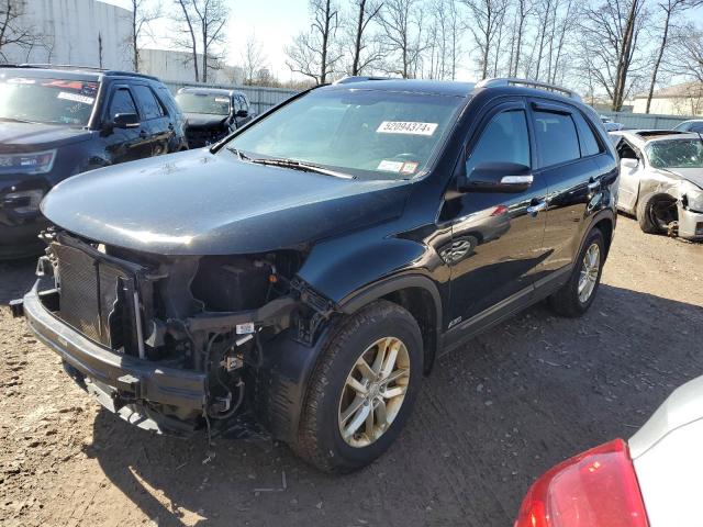 5XYKTDA62FG641406 - 2015 KIA SORENTO LX BLACK photo 1