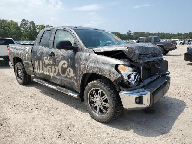 5TFRM5F18FX084545 - 2015 TOYOTA TUNDRA DOUBLE CAB SR/SR5 BLACK photo 4