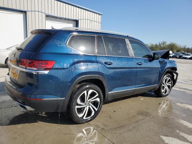 1V2BP2CA7NC504537 - 2022 VOLKSWAGEN ATLAS SEL 蓝色 照片 3