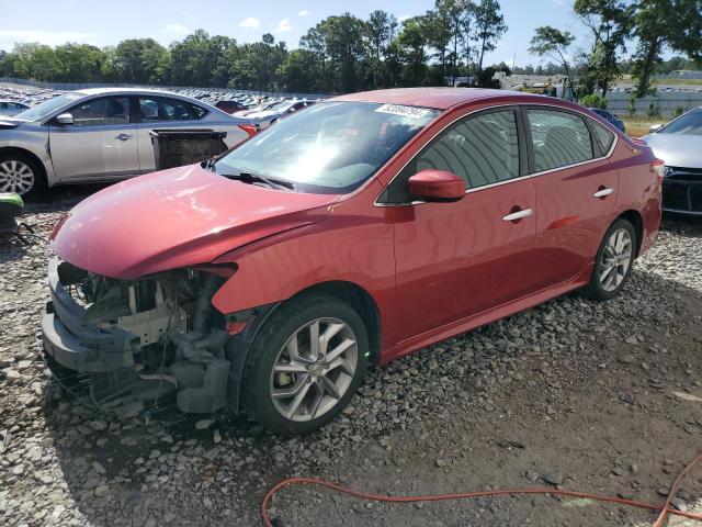 3N1AB7AP9EY284795 - 2014 NISSAN SENTRA S RED photo 1