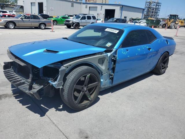 2C3CDZBT1GH120445 - 2016 DODGE CHALLENGER R/T BLUE photo 1