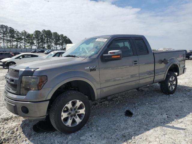 1FTFX1CFXBKD25810 - 2011 FORD F150 SUPER CAB GRAY photo 1