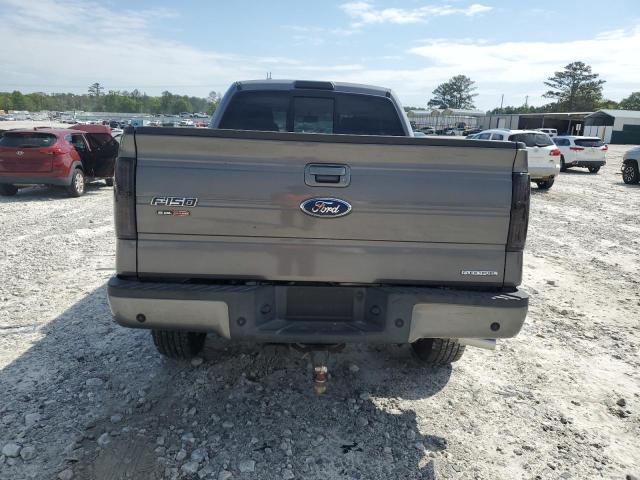 1FTFX1CFXBKD25810 - 2011 FORD F150 SUPER CAB GRAY photo 6