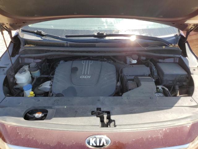 KNDMB5C14G6088717 - 2016 KIA SEDONA LX MAROON photo 11